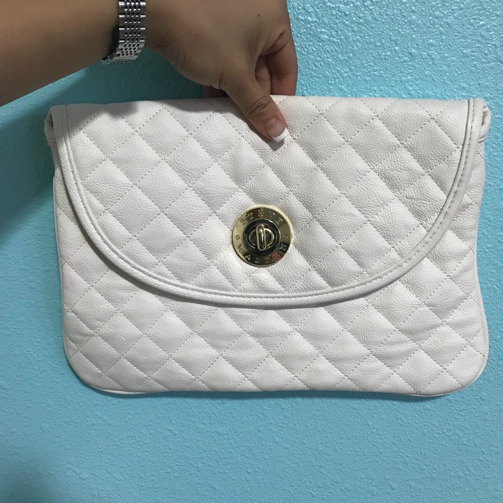 Steve Madden clutch with removable gold chain